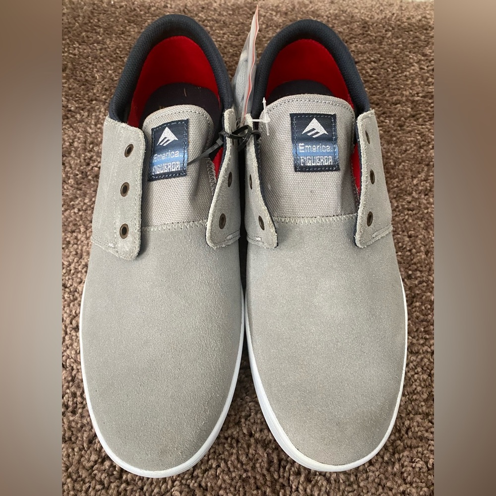 Men’s light gray NEW Emerica sneaker, size 12